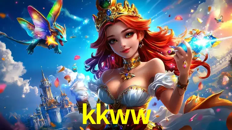 A princesa de um reino de fantasia mágico, com seu pequeno dragão, apresentando um mundo de prêmios encantados nos jogos de caça-níqueis do cassino kkww.